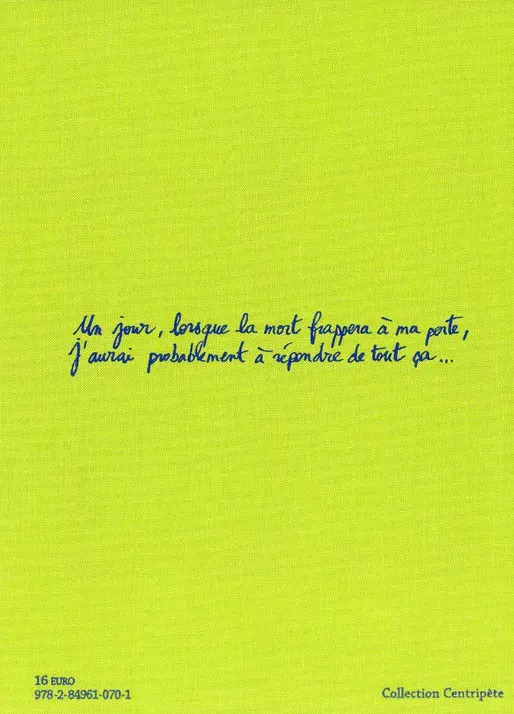Verso de l'album The Autobiography of me too Tome Two