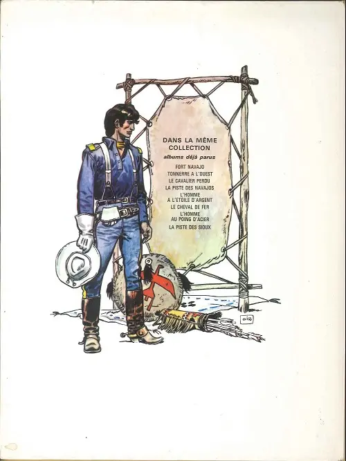 Verso de l'album Blueberry Tome 4 Le cavalier perdu