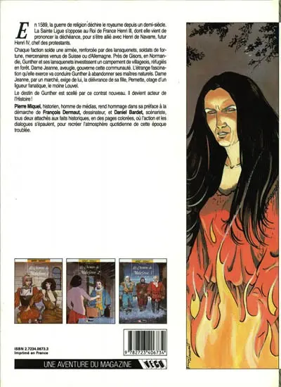 Verso de l'album Les Chemins de Malefosse Tome 1 Le diable noir