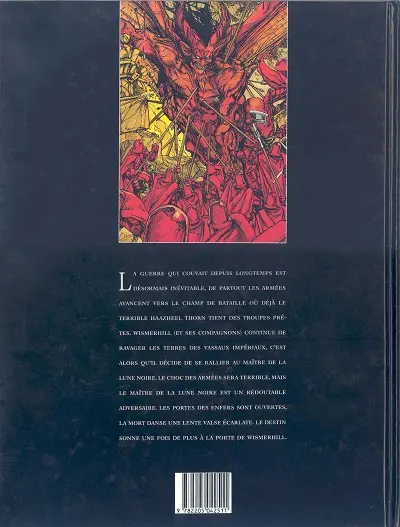 Verso de l'album Chroniques de la Lune Noire Tome 5 La danse écarlate