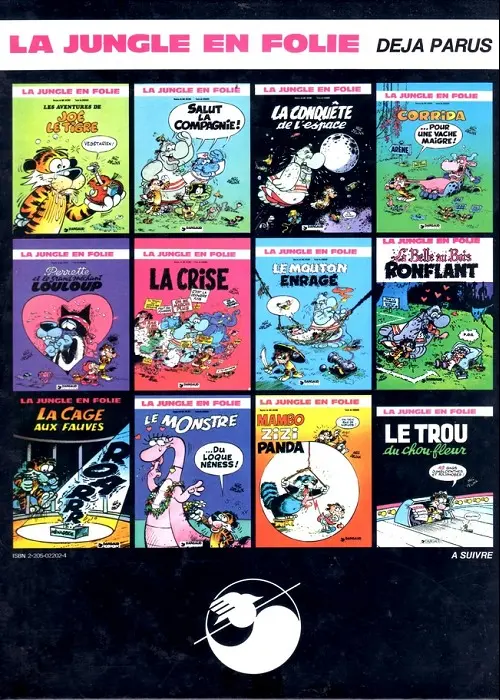 Verso de l'album La Jungle en folie Tome 3 La conquête de l'espace
