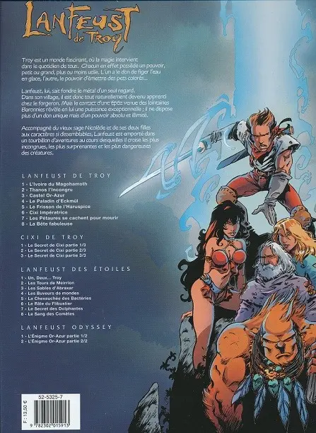 Verso de l'album Lanfeust de Troy Tome 2 Thanos l'incongru