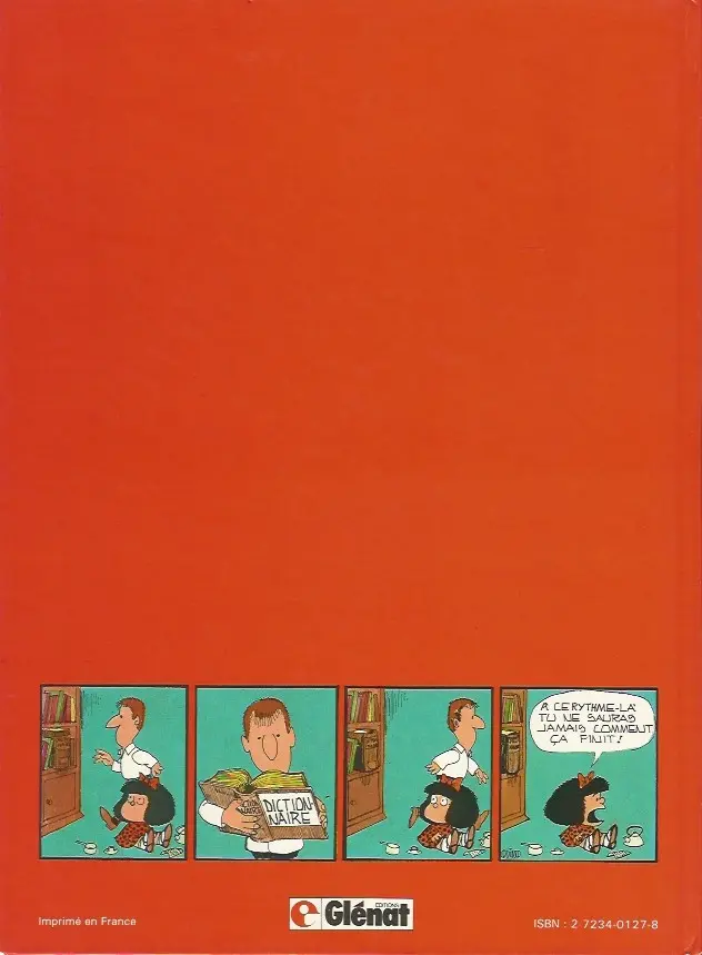 Verso de l'album Mafalda Tome 1