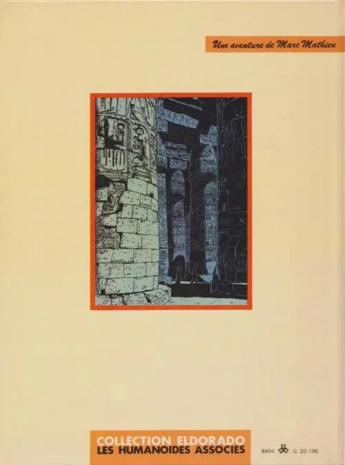 Verso de l'album Une aventure de Marc Mathieu Tome 1 Le Faucon de Mû (1/2)