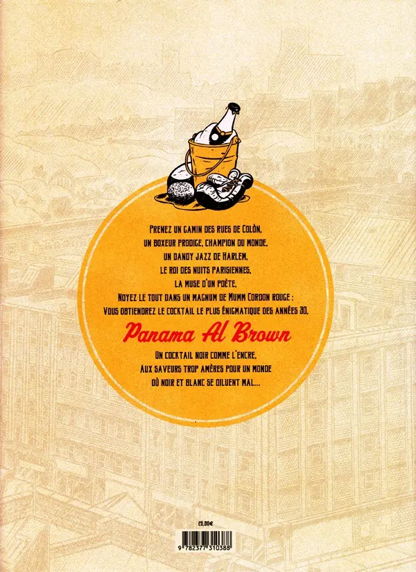 Verso de l'album Panama Al Brown