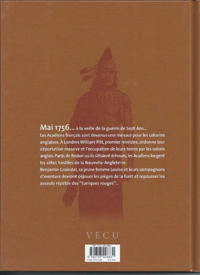 Verso de l'album Les Pionniers du Nouveau Monde Tome 3 Le champ d'en-haut