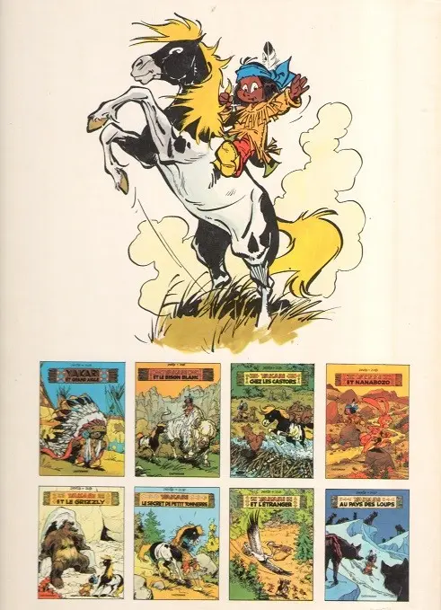Verso de l'album Yakari Tome 2 Yakari et le bison blanc