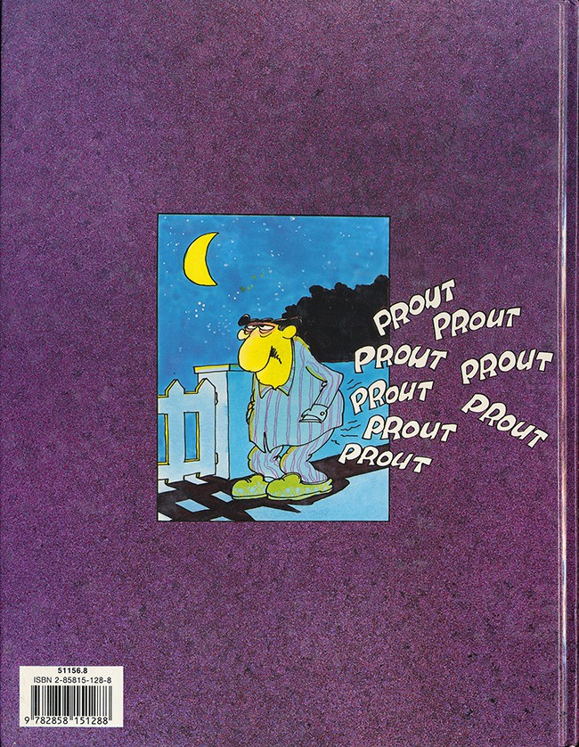Verso de l'album Les Bidochon Tome 11 Matin, midi et soir suivi de matin, midi et soir