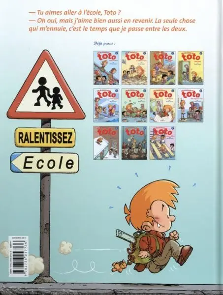 Verso de l'album Les Blagues de Toto Tome 11 L'épreuve de farce