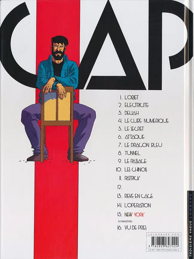 Verso de l'album Capricorne Tome 15 New York
