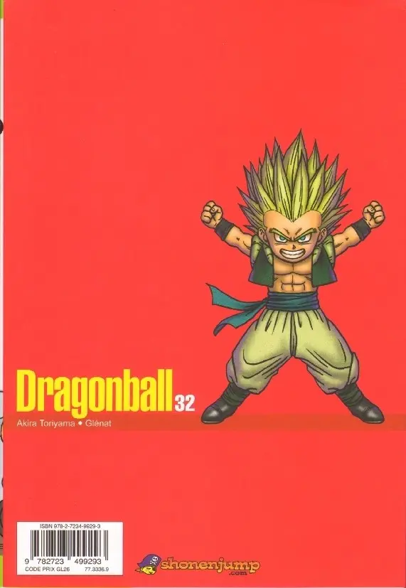 Verso de l'album Dragon Ball Perfect Edition 32