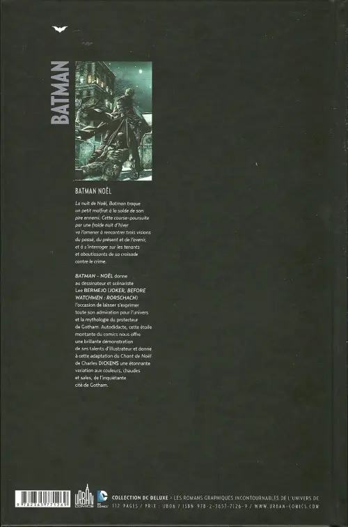 Verso de l'album Batman : Noël