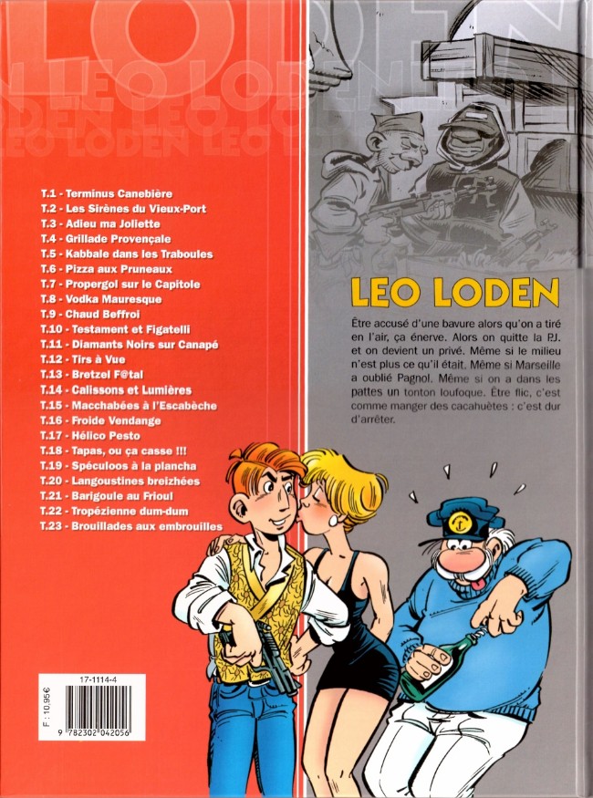 Verso de l'album Léo Loden Tome 23 Brouillades aux embrouilles