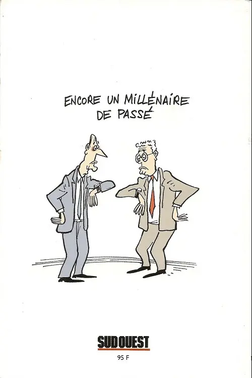 Verso de l'album Iturria - Dessins Sud-Ouest Dessins 1998-1999 - Vous allez voir ce que vous allez voir