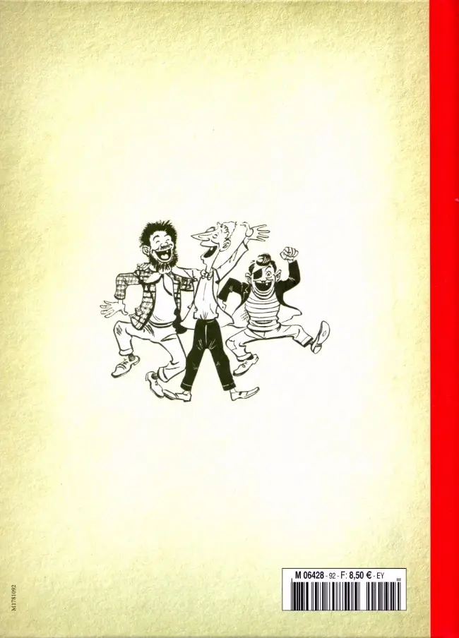 Verso de l'album Les Pieds Nickelés - La collection Tome 93 Les Pieds Nickelés contre le Kaiser