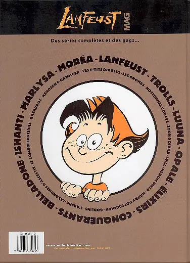 Verso de l'album Lanfeust mag L'album 12