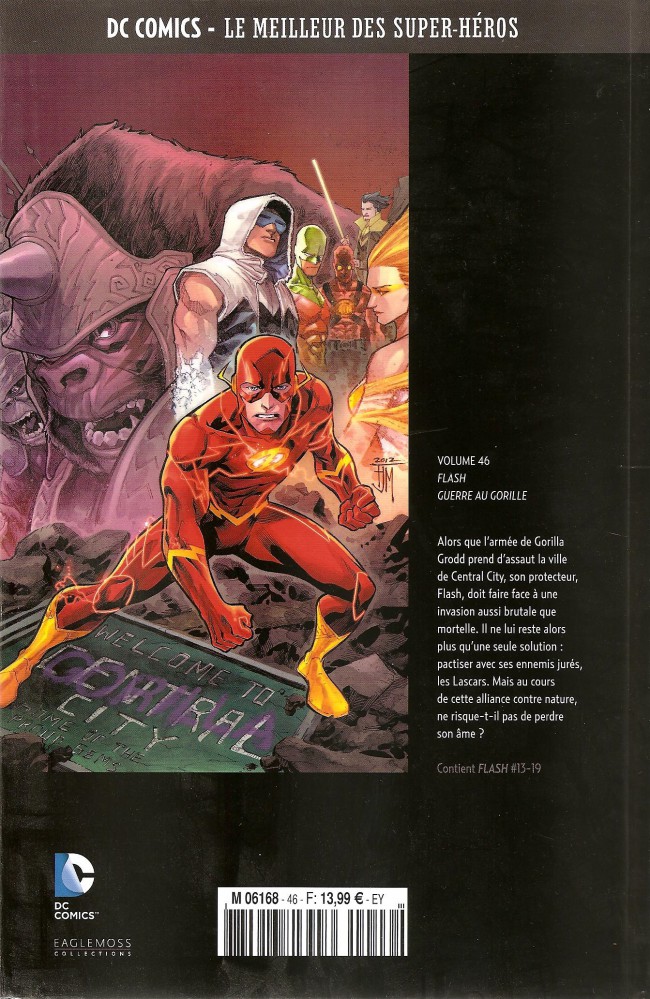 Verso de l'album DC Comics - Le Meilleur des Super-Héros Volume 46 Flash - Gare au Gorille