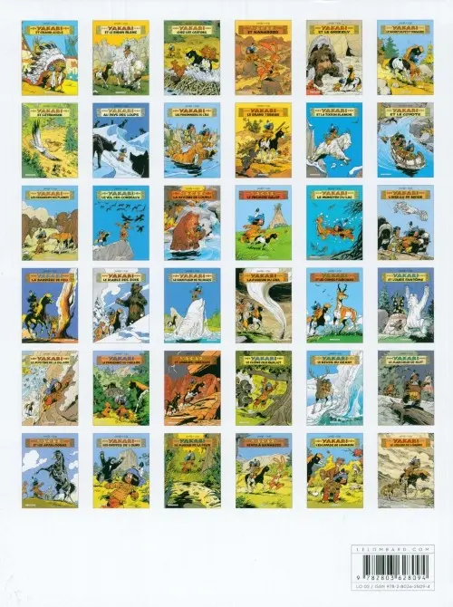 Verso de l'album Yakari Tome 36 Le lézard de l'ombre