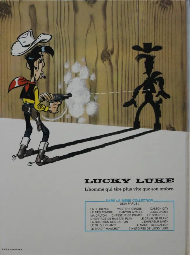 Verso de l'album Lucky Luke Tome 32 La diligence
