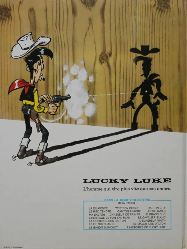 Verso de l'album Lucky Luke Tome 45 L'empereur Smith