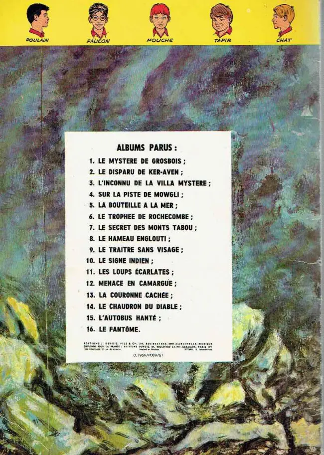 Verso de l'album La Patrouille des Castors Tome 14 Le chaudron du diable