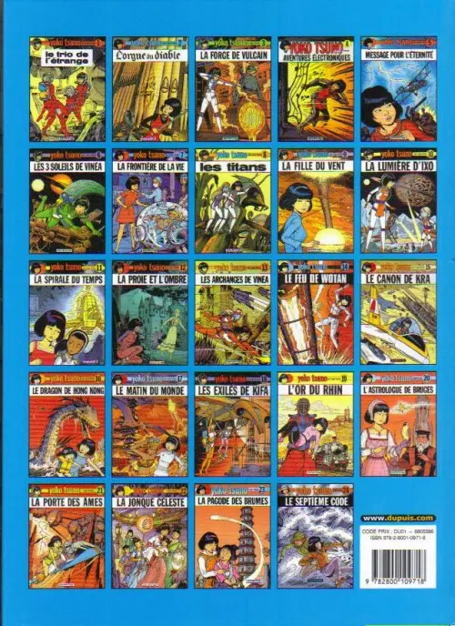 Verso de l'album Yoko Tsuno Tome 13 Les archanges de Vinéa