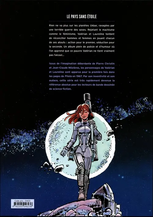 Verso de l'album Valérian Tome 3 Le pays sans étoile
