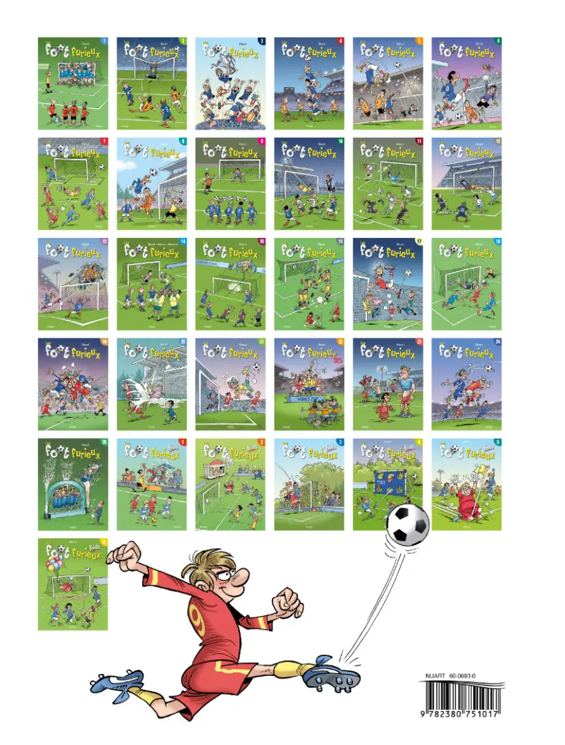 Verso de l'album Les Foot furieux Tome 25