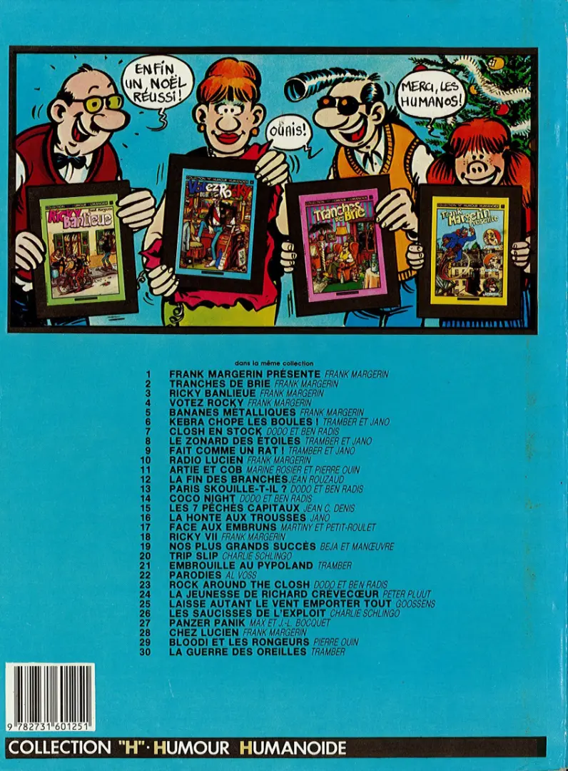 Verso de l'album Votez Rocky Tome 1
