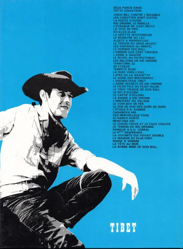 Verso de l'album Chick Bill Tome 6 Le dur de dur des durs de durs