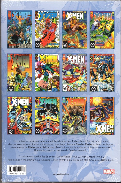 Verso de l'album X-Men L'intégrale Tome 41 1995