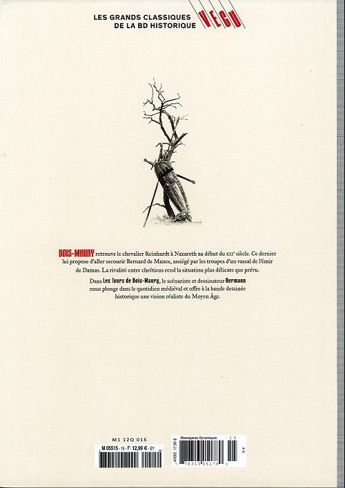 Verso de l'album Les grands Classiques de la BD Historique Vécu - La Collection Tome 16 Les Tours de Bois-Maury - tome IX : Khaled