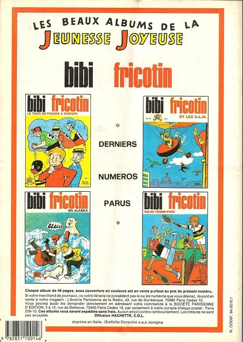 Verso de l'album Les Pieds Nickelés Tome 27 Les Pieds Nickelés en Angleterre