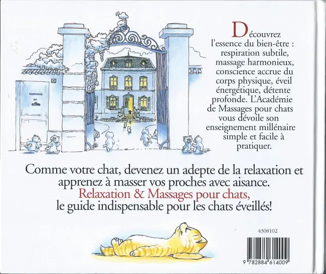 Verso de l'album Relaxation & massages pour chats