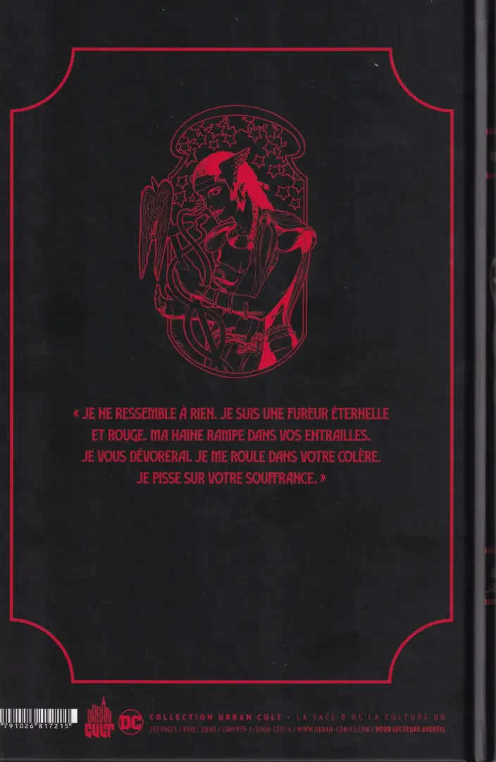 Verso de l'album Promethea Livre Deuxième