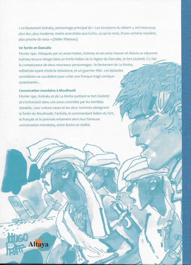 Verso de l'album Tout Pratt Tome 24 Les Scorpions du désert 2