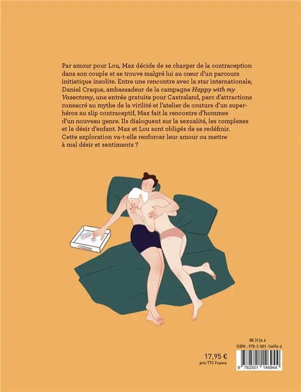 Verso de l'album L'homme sous pilule L'itinéraire d'un couple à la recherche de sa contraception