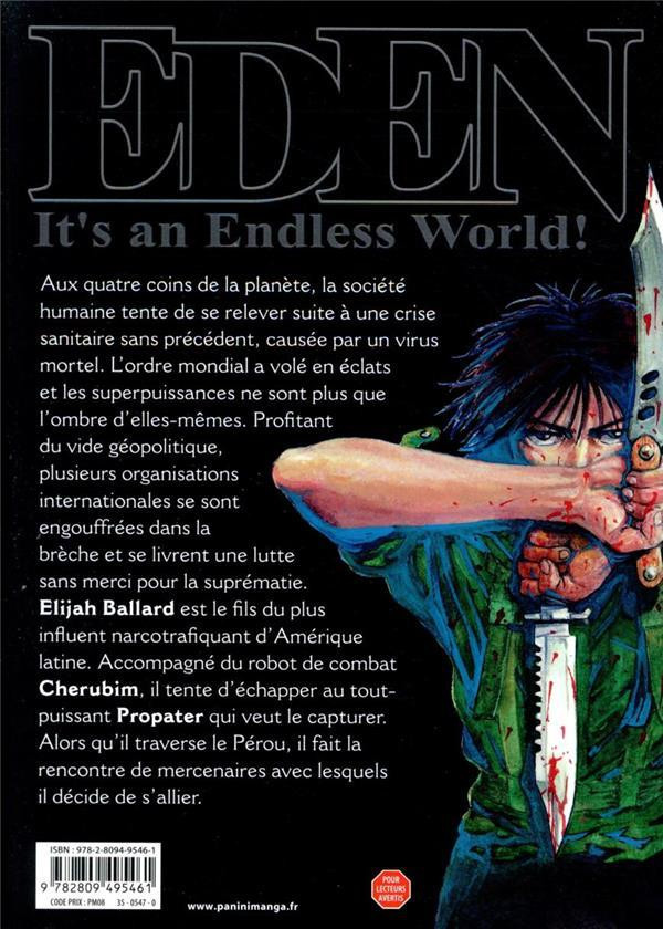 Verso de l'album Eden - It's an Endless World ! Perfect Edition Volume 2