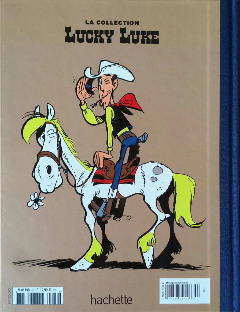 Verso de l'album Lucky Luke La collection Tome 62 Le pont sur le Mississippi