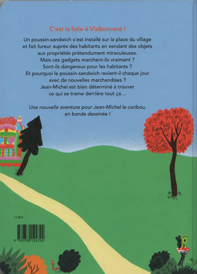 Verso de l'album Jean-Michel le Caribou Tome 10 Jean-Michel et le poussin-sandwich