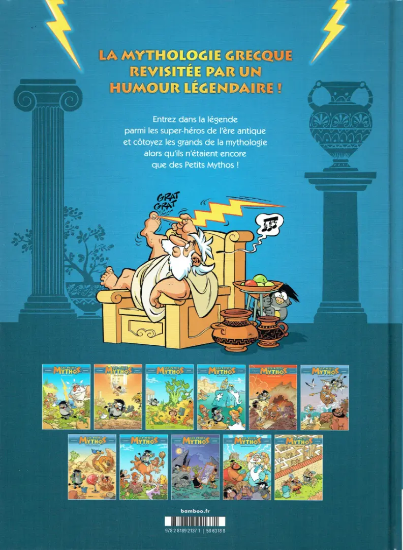 Verso de l'album Les Petits Mythos Tome 2 Le grand Icare