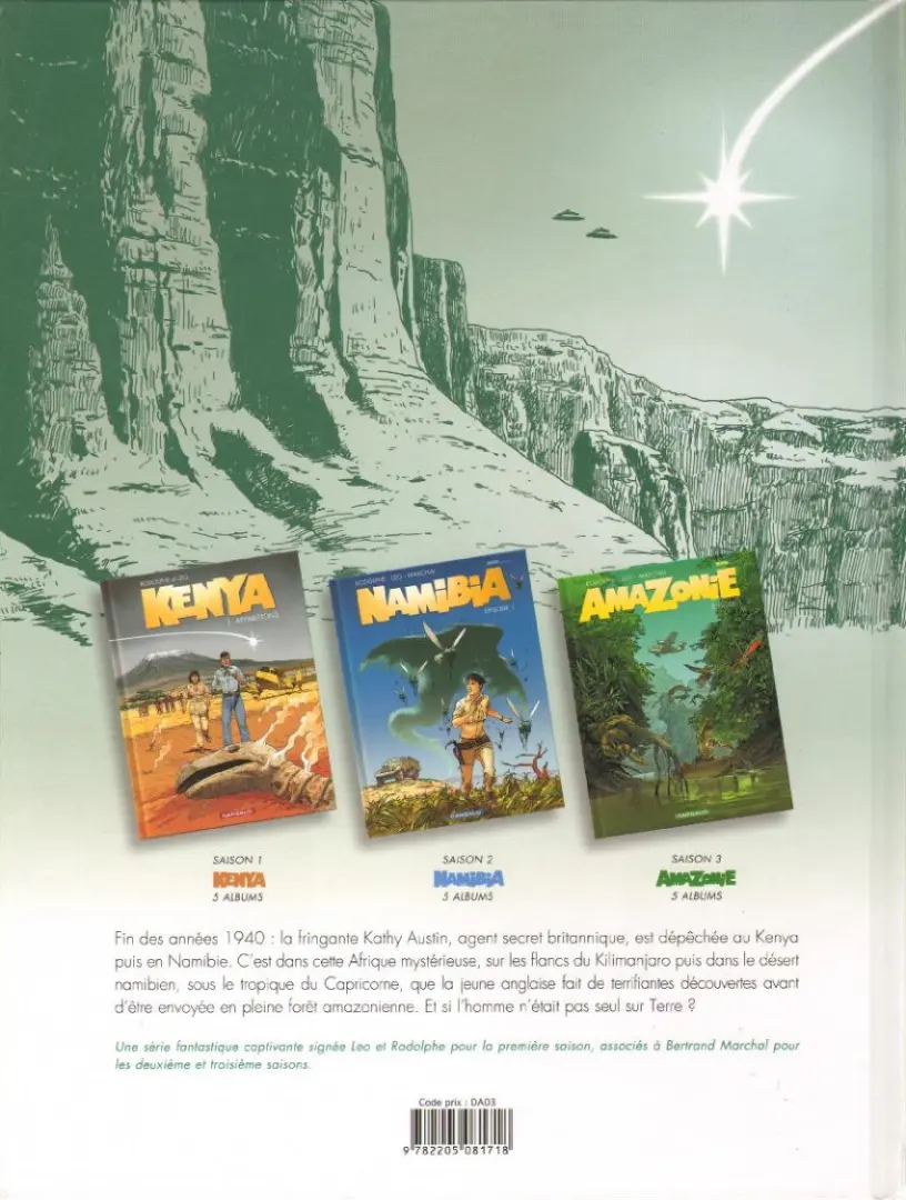 Verso de l'album Amazonie Épisode 5