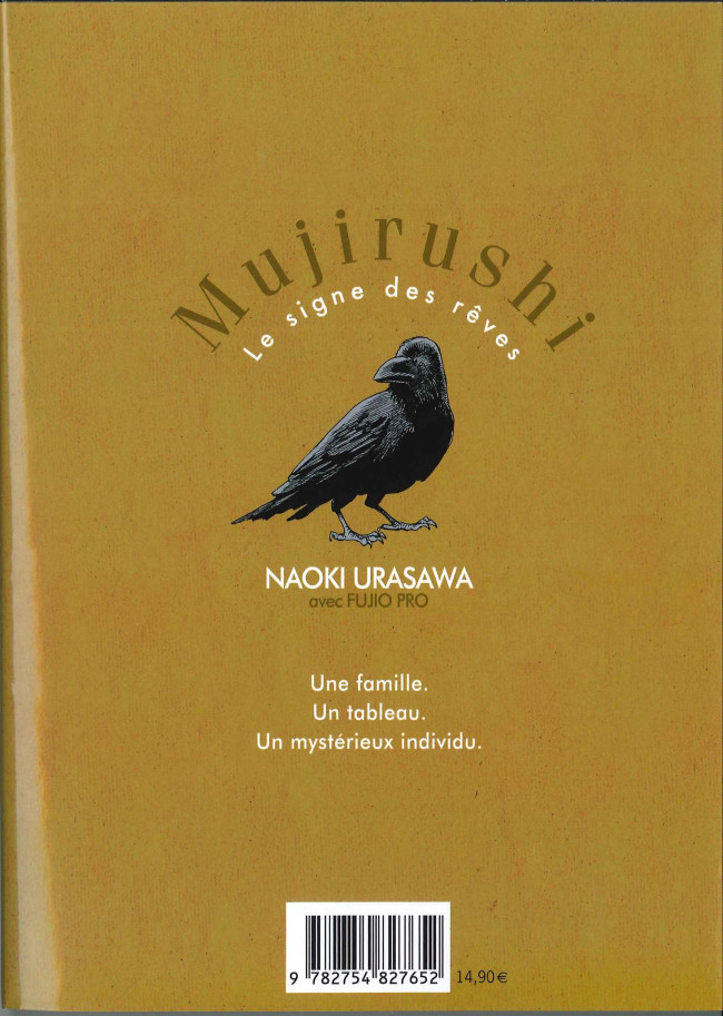 Verso de l'album Mujirushi, Le signe des rêves