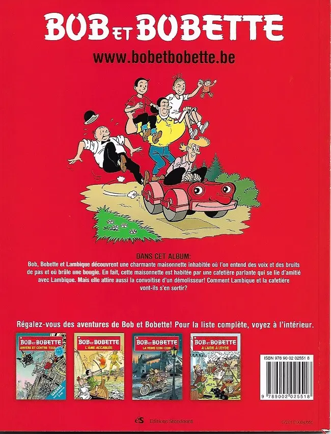 Verso de l'album Bob et Bobette Tome 106 L'aimable cafetière