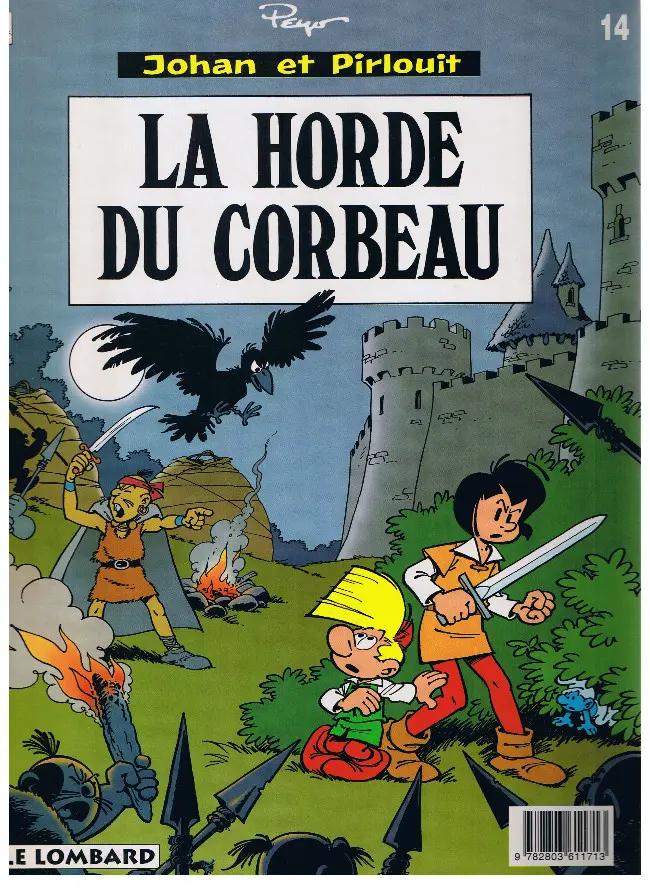 Verso de l'album Les Schtroumpfs Tome 16 Le schtroumpf financier