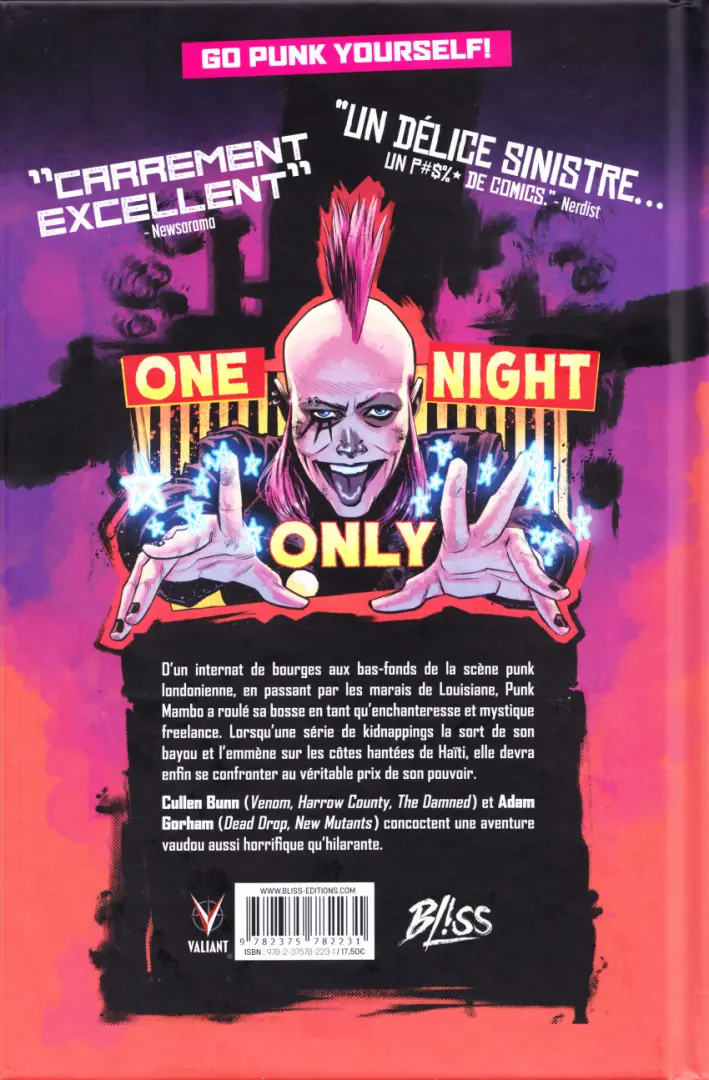 Verso de l'album Punk Mambo
