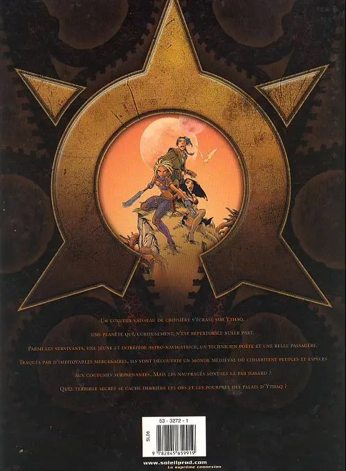 Verso de l'album Les Naufragés d'Ythaq Tome 2 Ophyde la géminée