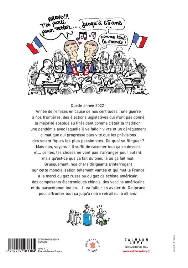 Verso de l'album Sale temps pour la planète