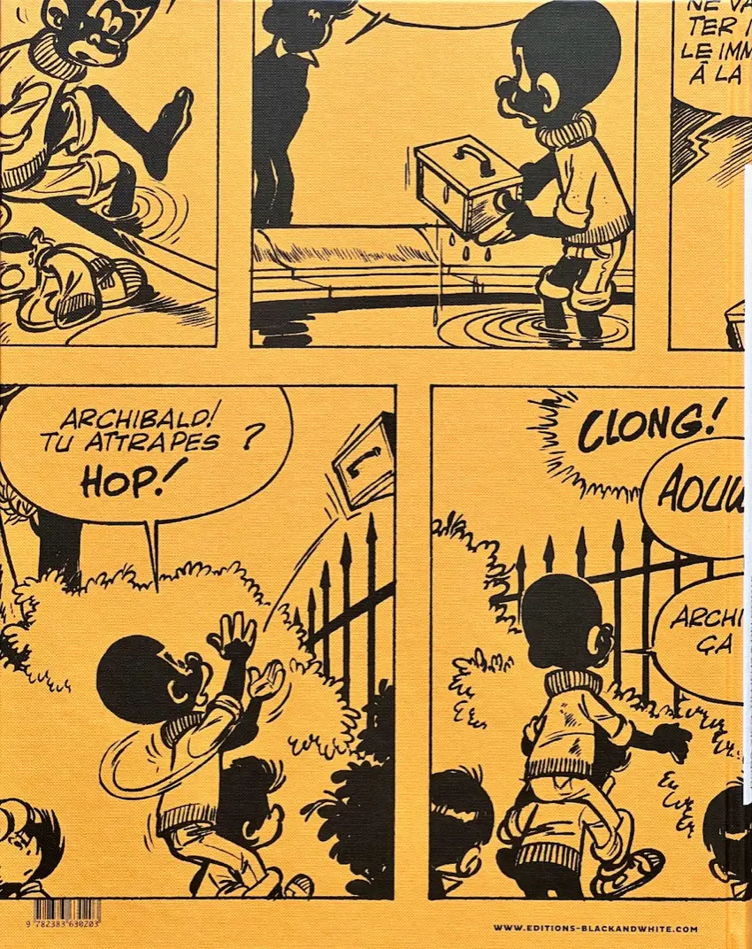 Verso de l'album La Ribambelle La Ribambelle en noir et blanc
