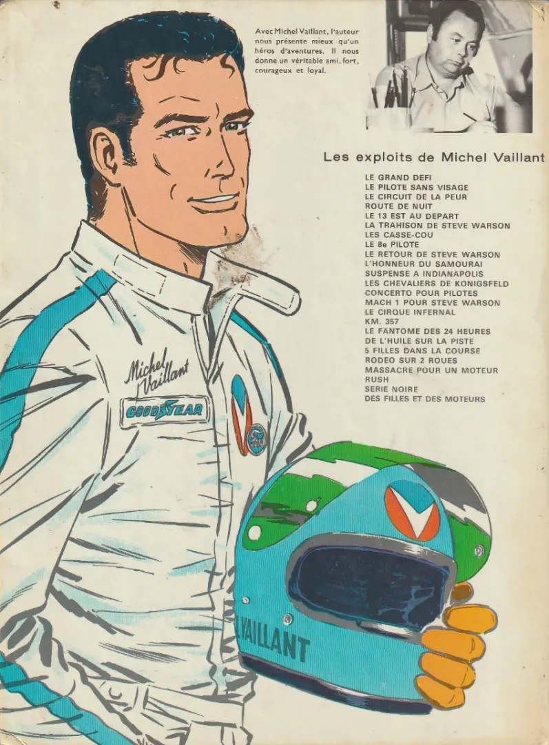 Verso de l'album Michel Vaillant Tome 21 Massacre pour un moteur !